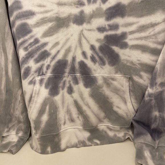 SO Cozy Sweatshirt Tied Dye Purple Womens Juniors Sz XL Hooded Soft Fabric - Picture 3 of 10